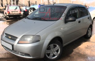 Дефлекторы окон Chevrolet Aveo I 2003-2011 хетчбек
